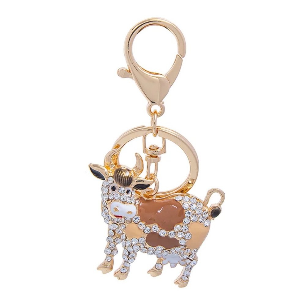 Cow Keychains Bling For Bovine Lovers!*